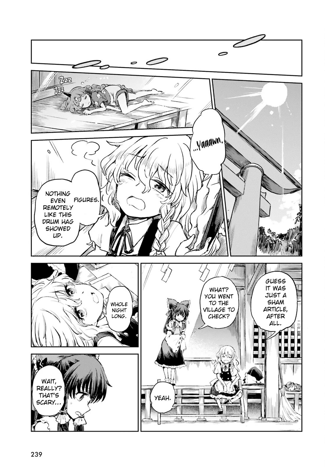 Touhou Suichouka ~ Lotus Eater-tachi no Suisei Chapter 55 page 9 - Chapter 55: You Can’t Have a Fight Without Hard Drinking (Part 1)