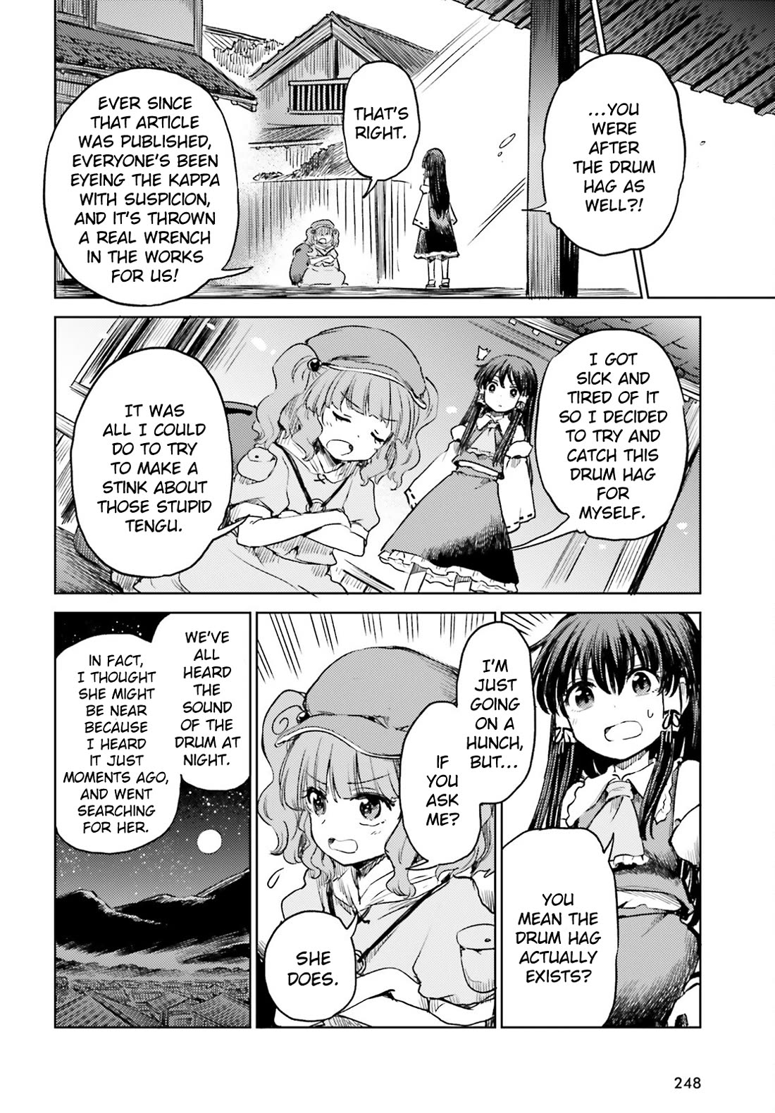 Touhou Suichouka ~ Lotus Eater-tachi no Suisei Chapter 56 page 22 - Chapter 56: You Can’t Have a Fight Without Hard Drinking (Part 2)