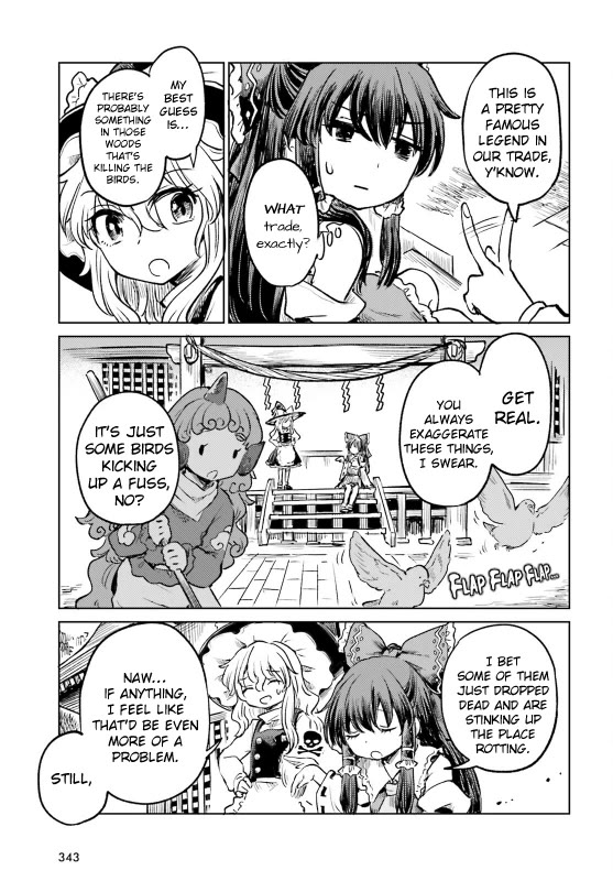 Touhou Suichouka ~ Lotus Eater-tachi no Suisei Chapter 57 page 5 - Chapter 57: Focus on Safeguarding the Sake, and You Stand to Lose It All (Part 1)