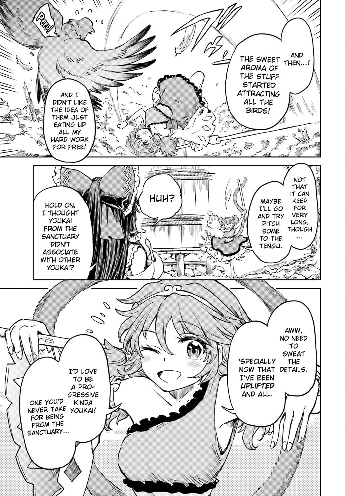 Touhou Suichouka ~ Lotus Eater-tachi no Suisei Chapter 58 page 24 - Chapter 58: Focus on Safeguarding the Sake, and You Stand to Lose It All (Part 2)