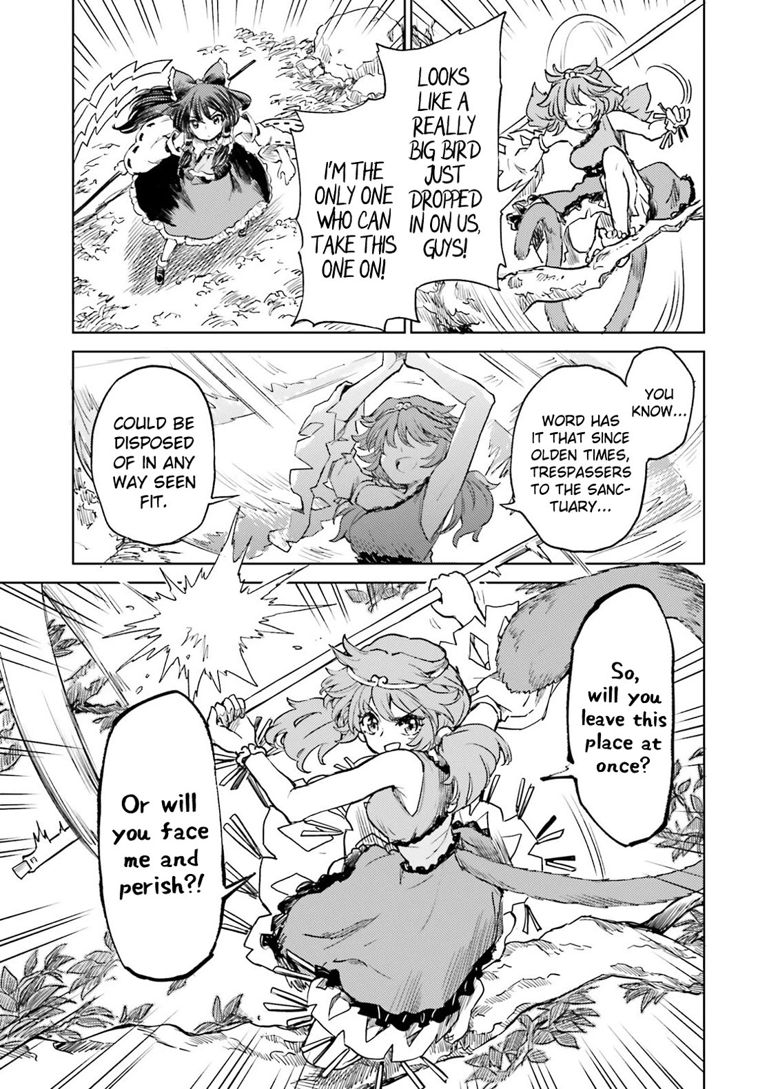 Touhou Suichouka ~ Lotus Eater-tachi no Suisei Chapter 58 page 7 - Chapter 58: Focus on Safeguarding the Sake, and You Stand to Lose It All (Part 2)