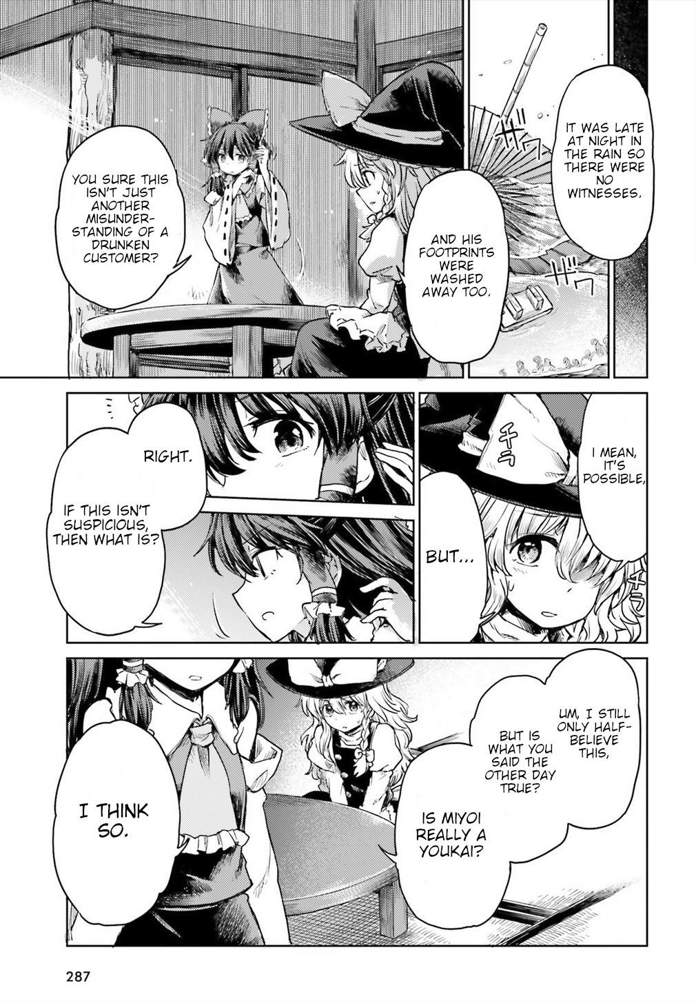 Touhou Suichouka ~ Lotus Eater-tachi no Suisei Chapter 6 page 21 - Chapter 6: No Youkai Stands in a Place Without Sake (Part 1)