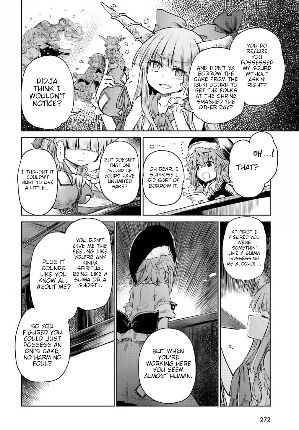 Touhou Suichouka ~ Lotus Eater-tachi no Suisei Chapter 6 page 6 - Chapter 6: No Youkai Stands in a Place Without Sake (Part 1)