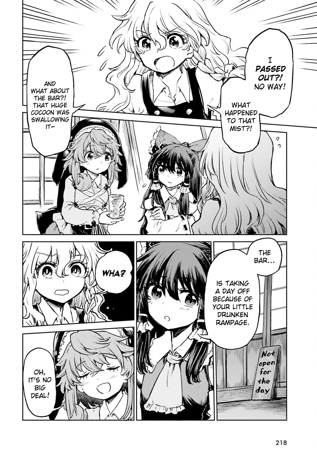 Touhou Suichouka ~ Lotus Eater-tachi no Suisei Chapter 60 page 21 - Chapter 60: Sake is the Best Medicine (Part 2)