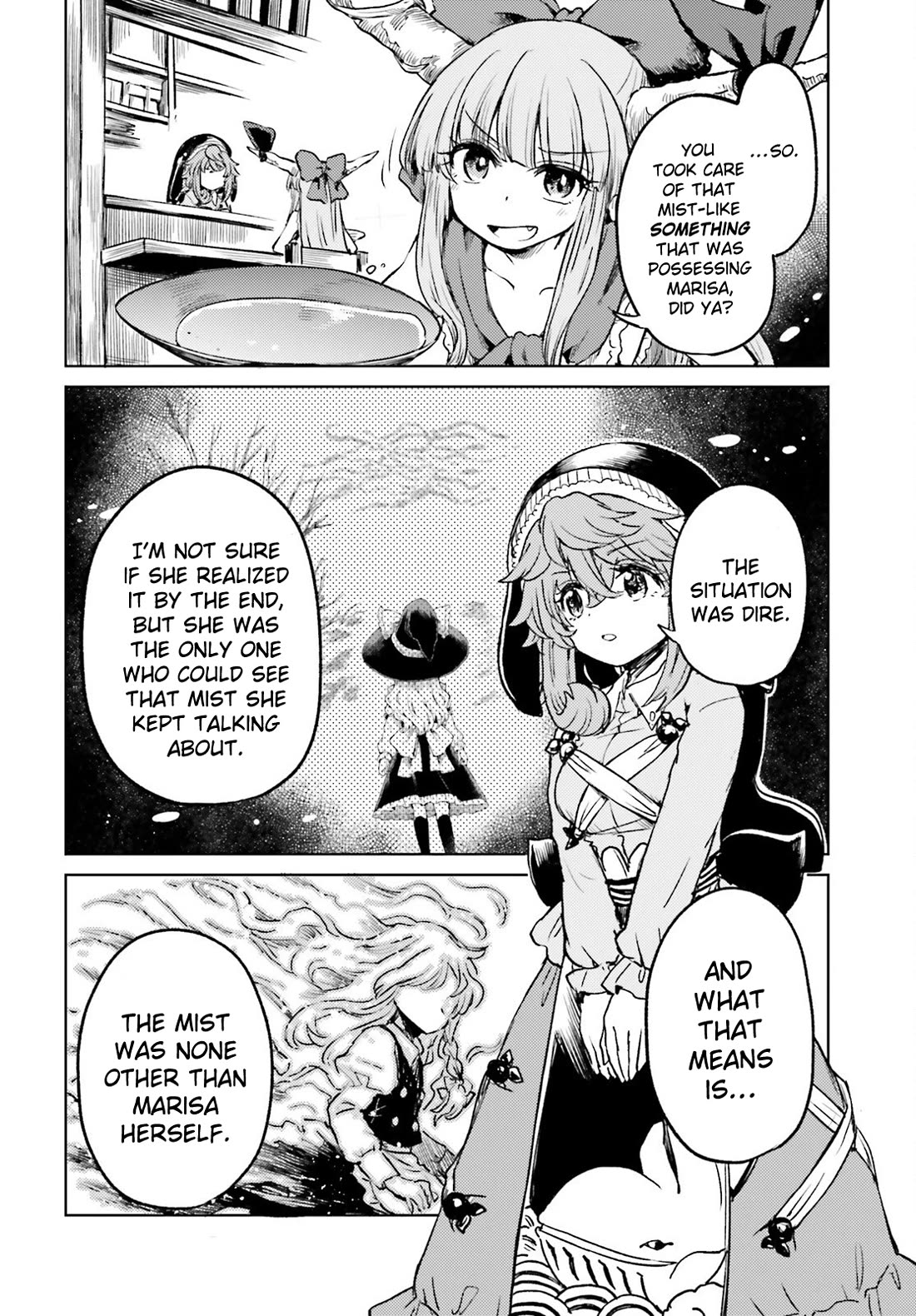 Touhou Suichouka ~ Lotus Eater-tachi no Suisei Chapter 60 page 23 - Chapter 60: Sake is the Best Medicine (Part 2)