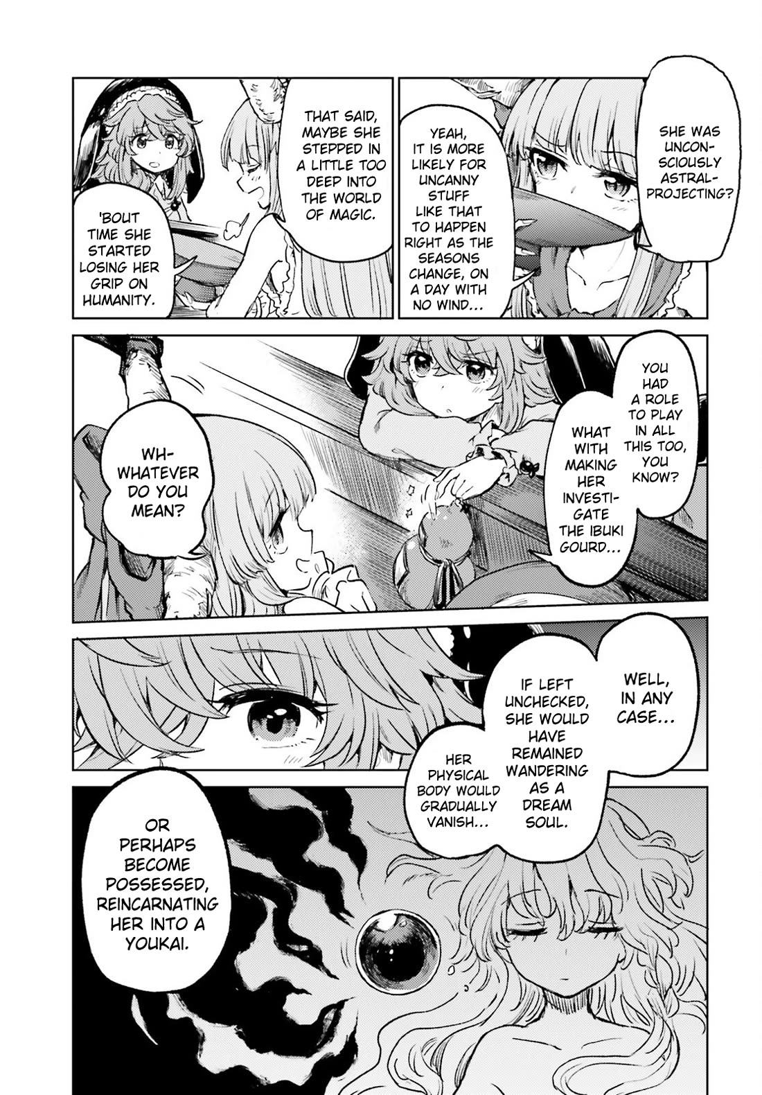 Touhou Suichouka ~ Lotus Eater-tachi no Suisei Chapter 60 page 24 - Chapter 60: Sake is the Best Medicine (Part 2)