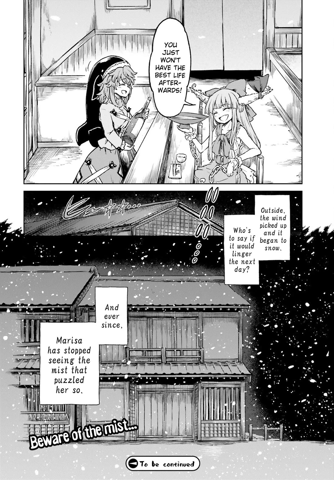 Touhou Suichouka ~ Lotus Eater-tachi no Suisei Chapter 60 page 27 - Chapter 60: Sake is the Best Medicine (Part 2)