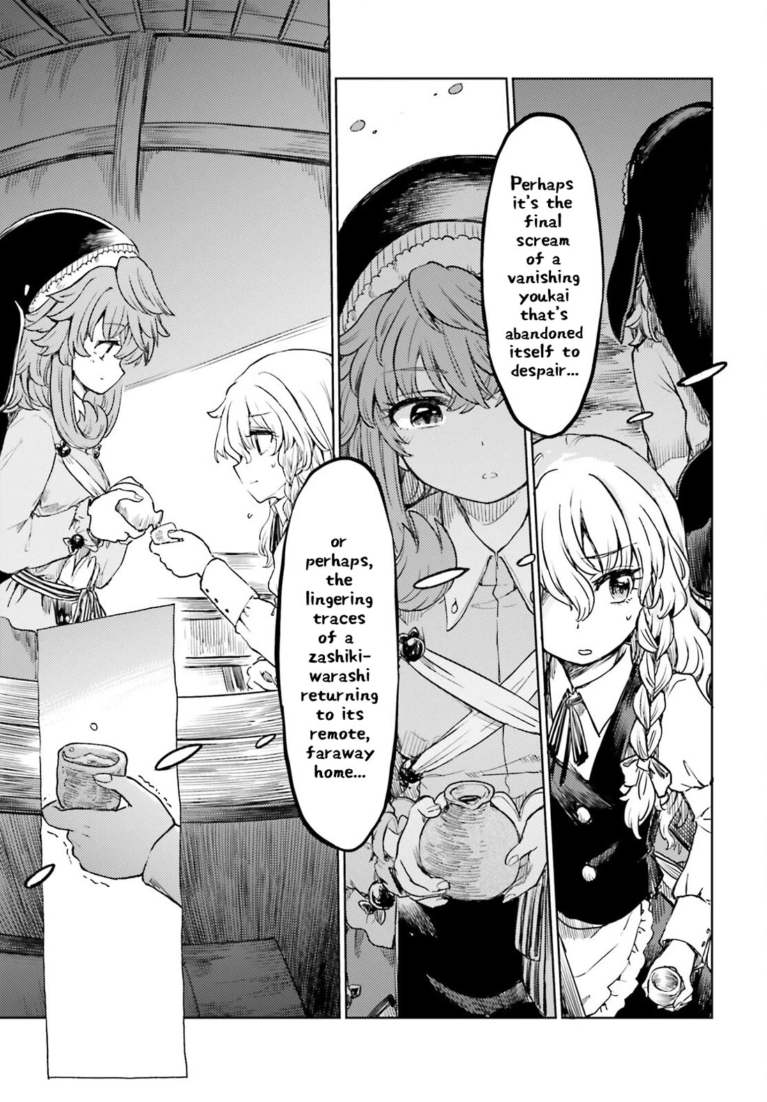 Touhou Suichouka ~ Lotus Eater-tachi no Suisei Chapter 60 page 7 - Chapter 60: Sake is the Best Medicine (Part 2)