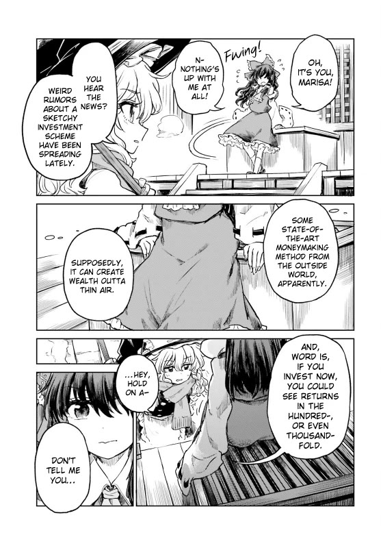 Touhou Suichouka ~ Lotus Eater-tachi no Suisei Chapter 61 page 11 - Chapter 61: Never Forget the Drinks You Had at Your Lowest Ebb (Part 1)