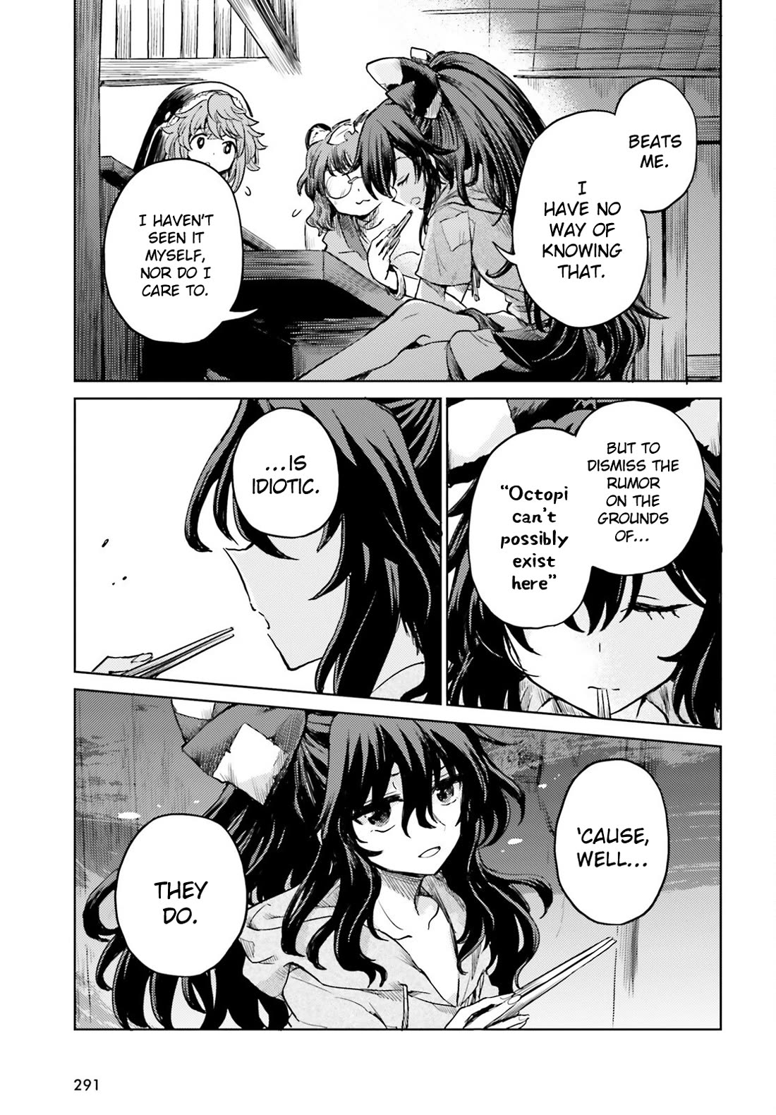 Touhou Suichouka ~ Lotus Eater-tachi no Suisei Chapter 63 page 19 - Chapter 63: Sake Is Hard Won and Easily Lost (Part 1)