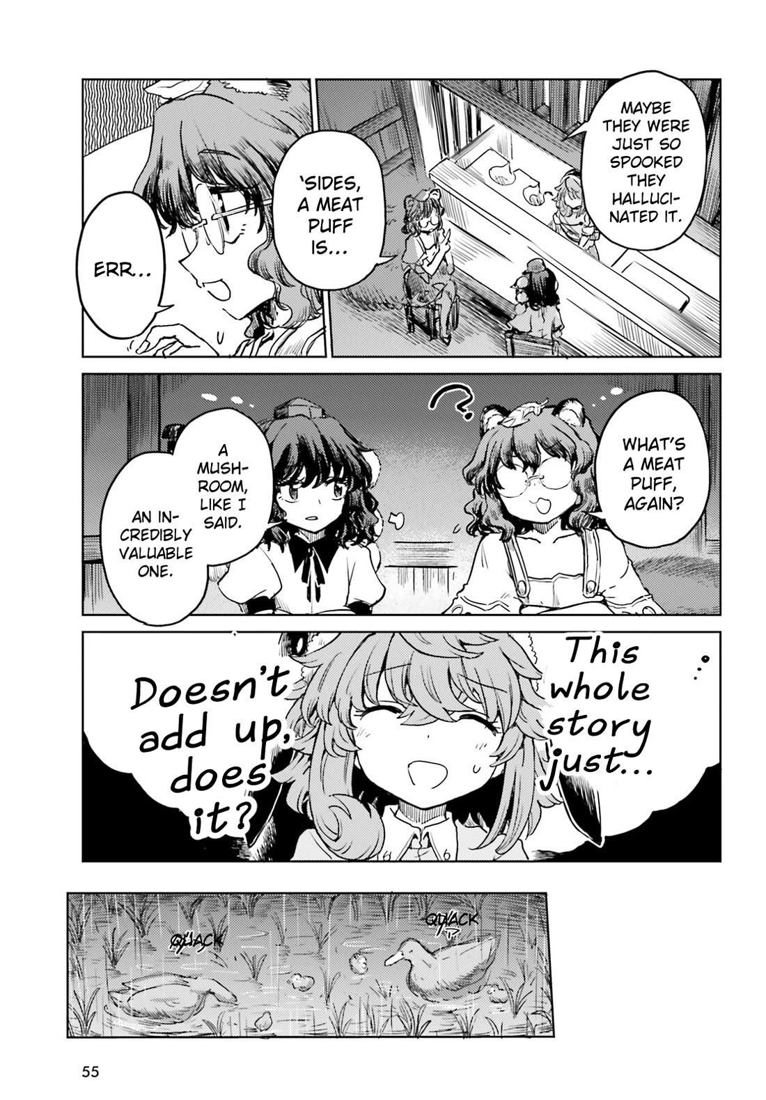 Touhou Suichouka ~ Lotus Eater-tachi no Suisei Chapter 65 page 7 - Chapter 65: Cry Mushroom and Sell Sake (Part 1)