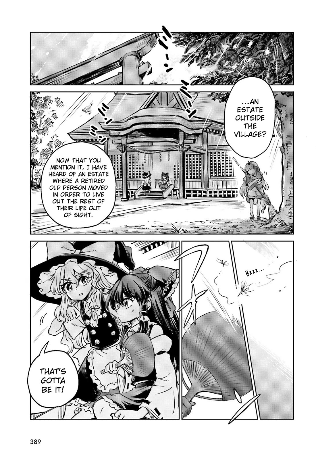 Touhou Suichouka ~ Lotus Eater-tachi no Suisei Chapter 67 page 11 - Chapter 67: osquito’s Bite Will Make a Drunkard Run (Part 1)