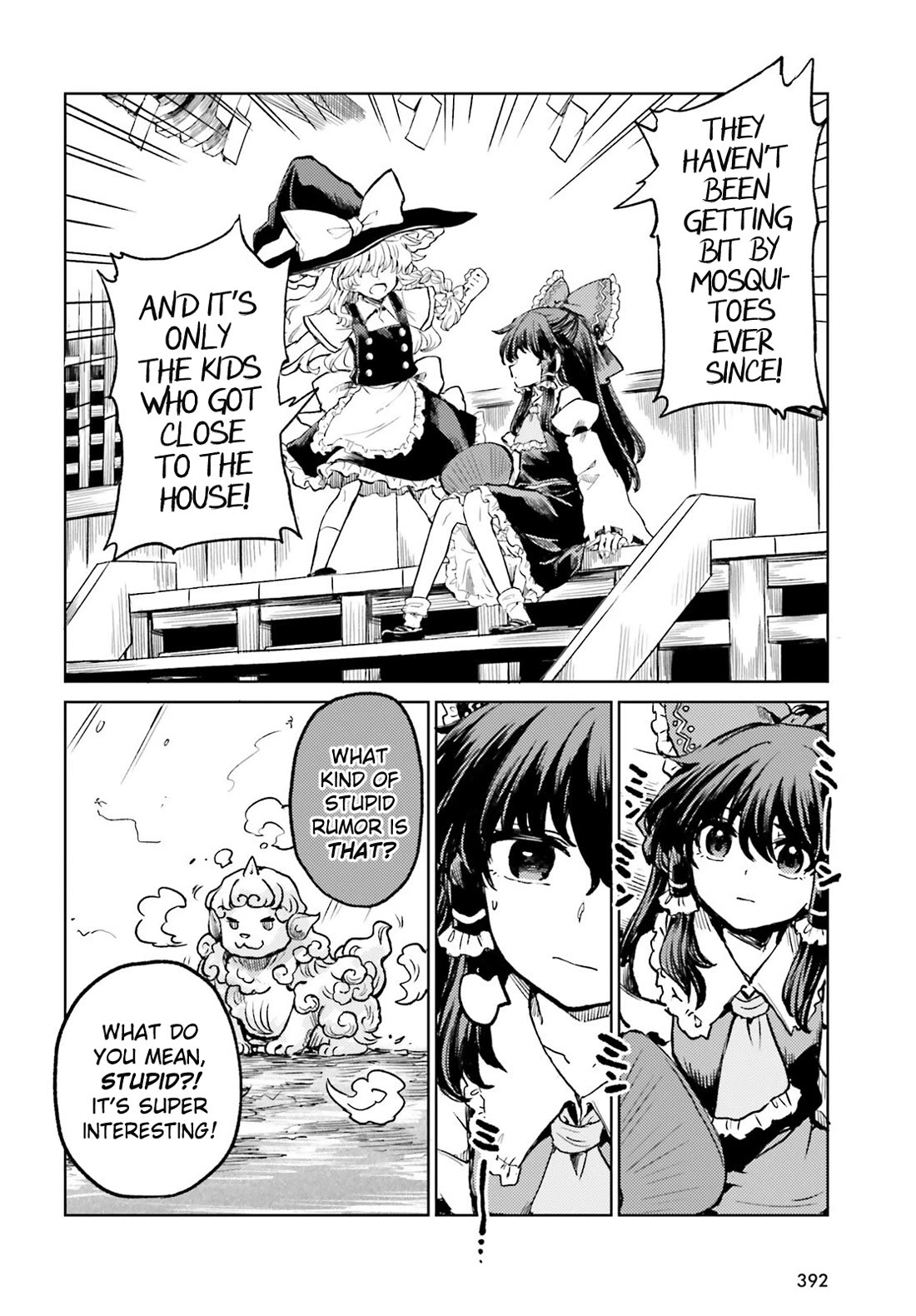 Touhou Suichouka ~ Lotus Eater-tachi no Suisei Chapter 67 page 14 - Chapter 67: osquito’s Bite Will Make a Drunkard Run (Part 1)