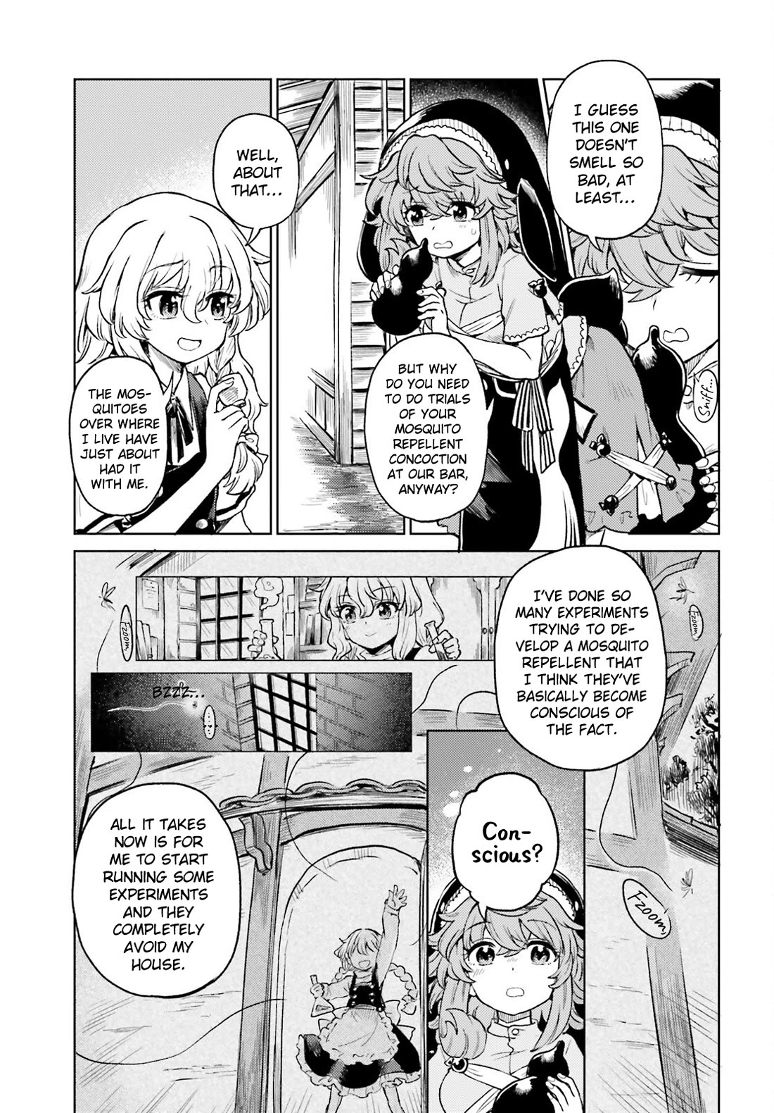 Touhou Suichouka ~ Lotus Eater-tachi no Suisei Chapter 68 page 3 - Chapter 68: A Mosquito’s Bite Will Make a Drunkard Run (Part 2)