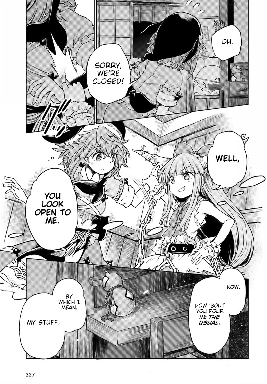 Touhou Suichouka ~ Lotus Eater-tachi no Suisei Chapter 7 page 14 - Chapter 7: No Youkai Stands in a Place Without Sake (Part 2)