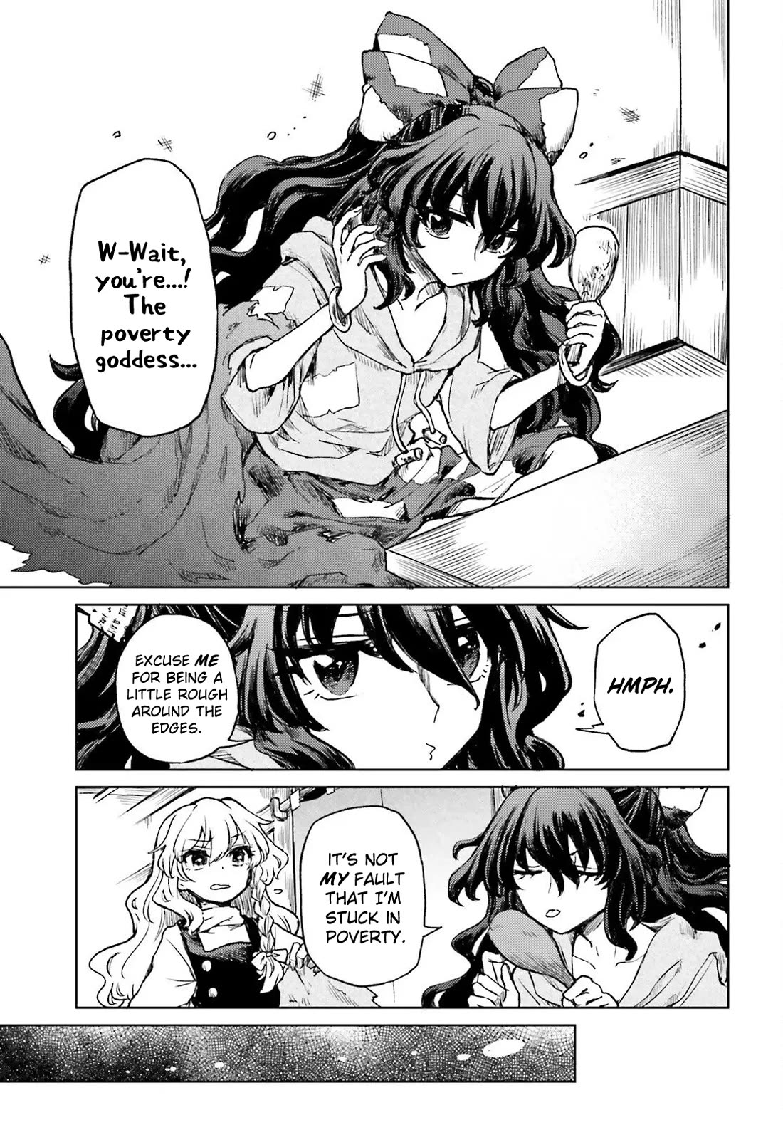 Touhou Suichouka ~ Lotus Eater-tachi no Suisei Chapter 73 page 9 - Chapter 73: Drinking and Sleeping In Are a Fast Track to Poverty (Part 1)