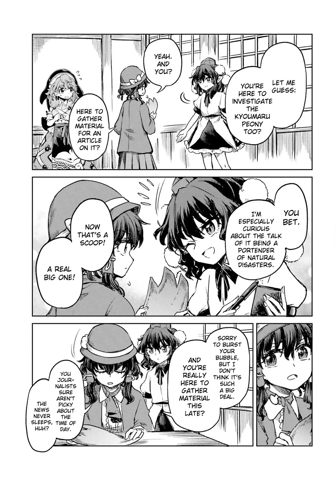 Touhou Suichouka ~ Lotus Eater-tachi no Suisei Chapter 78 page 14 - Chapter 78: Decorate the Bar with Flowers (Part 2)