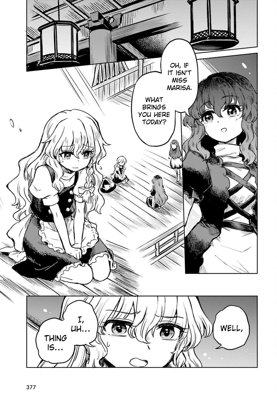 Touhou Suichouka ~ Lotus Eater-tachi no Suisei Chapter 80 page 11 - Chapter 80: Much Ado over a Cup of Sake (Part 2)