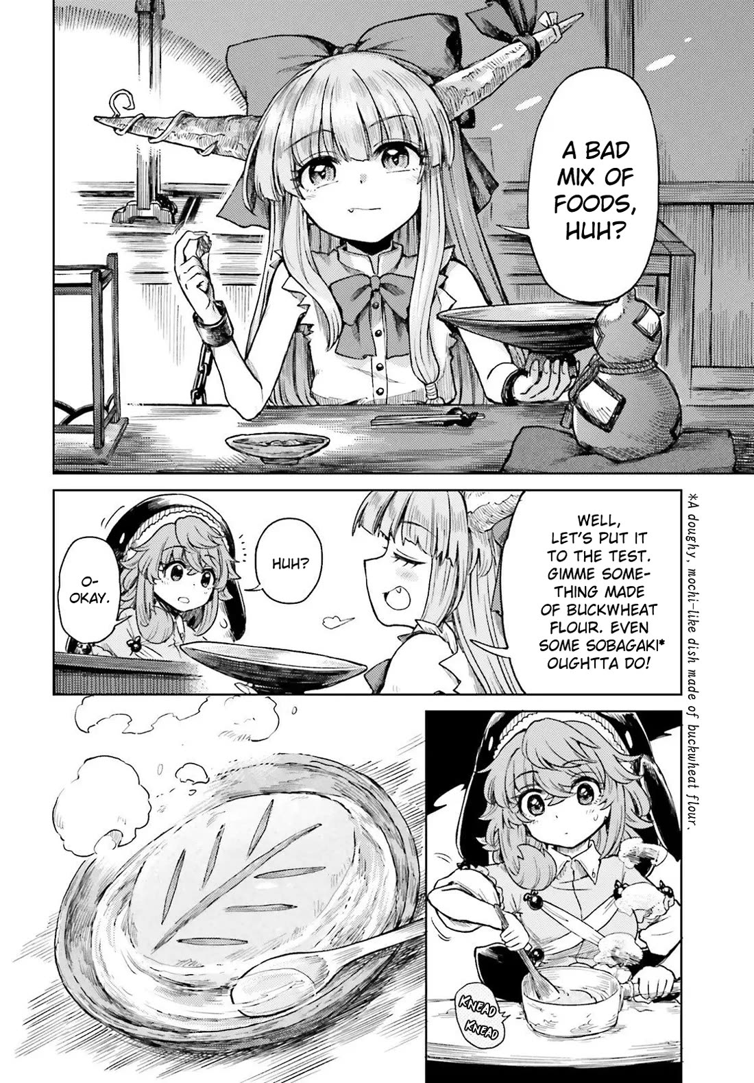 Touhou Suichouka ~ Lotus Eater-tachi no Suisei Chapter 81 page 10 - Chapter 81: Boasting About Soba Reveals One’s Taste in Sake (Part 1)
