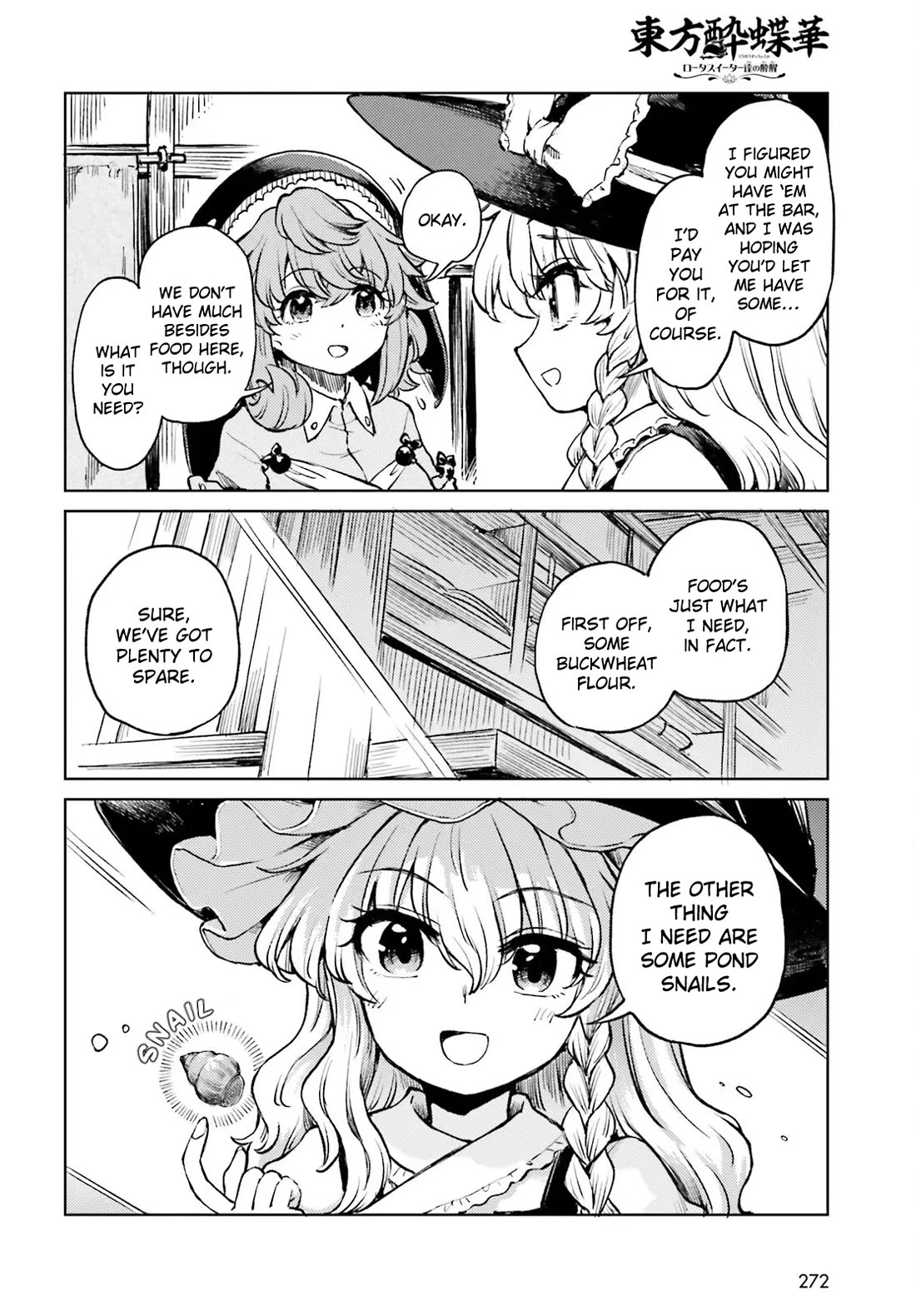 Touhou Suichouka ~ Lotus Eater-tachi no Suisei Chapter 81 page 4 - Chapter 81: Boasting About Soba Reveals One’s Taste in Sake (Part 1)