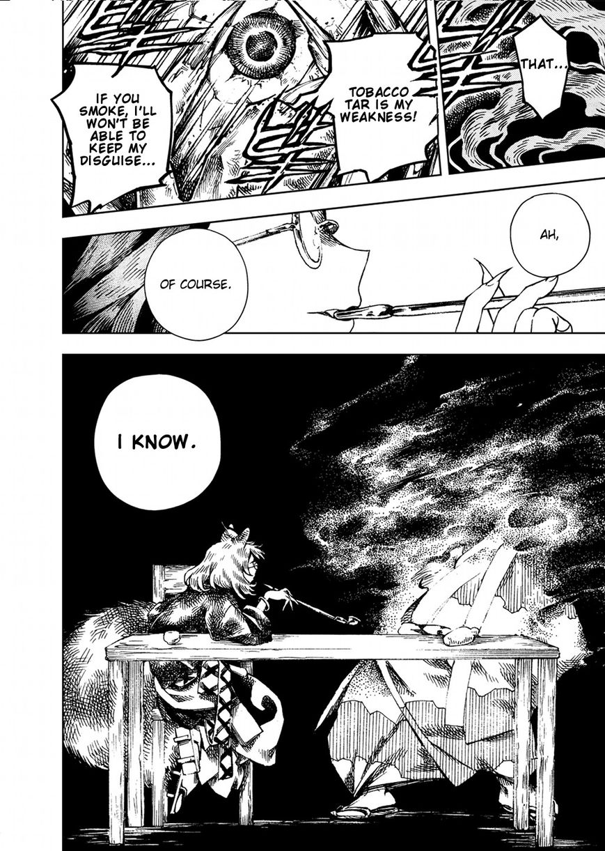 Touhou Suzunaan - Forbidden Scrollery. Chapter 23 page 17 - Chapter 23 : Tobacco, the Tanuki, and the Dine-and-Dasher (Part 2)