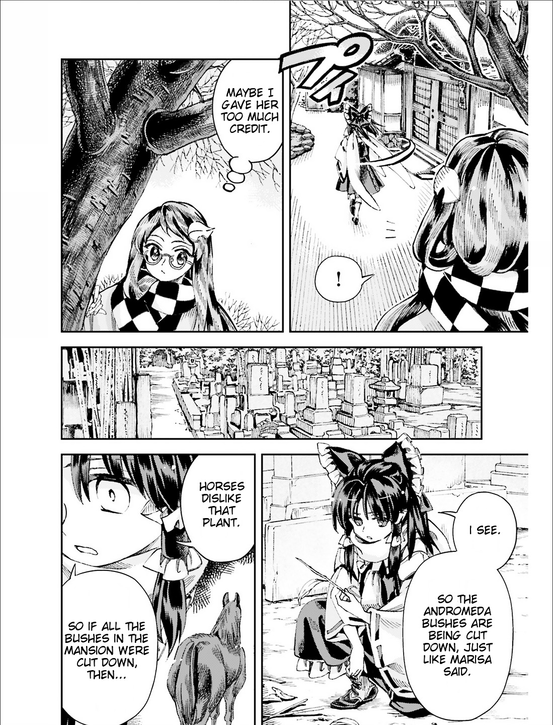 Touhou Suzunaan - Forbidden Scrollery. Chapter 37 page 14 - Chapter 37 : The Drunken Horse Bush Appearing in the Human Village (Part 2)