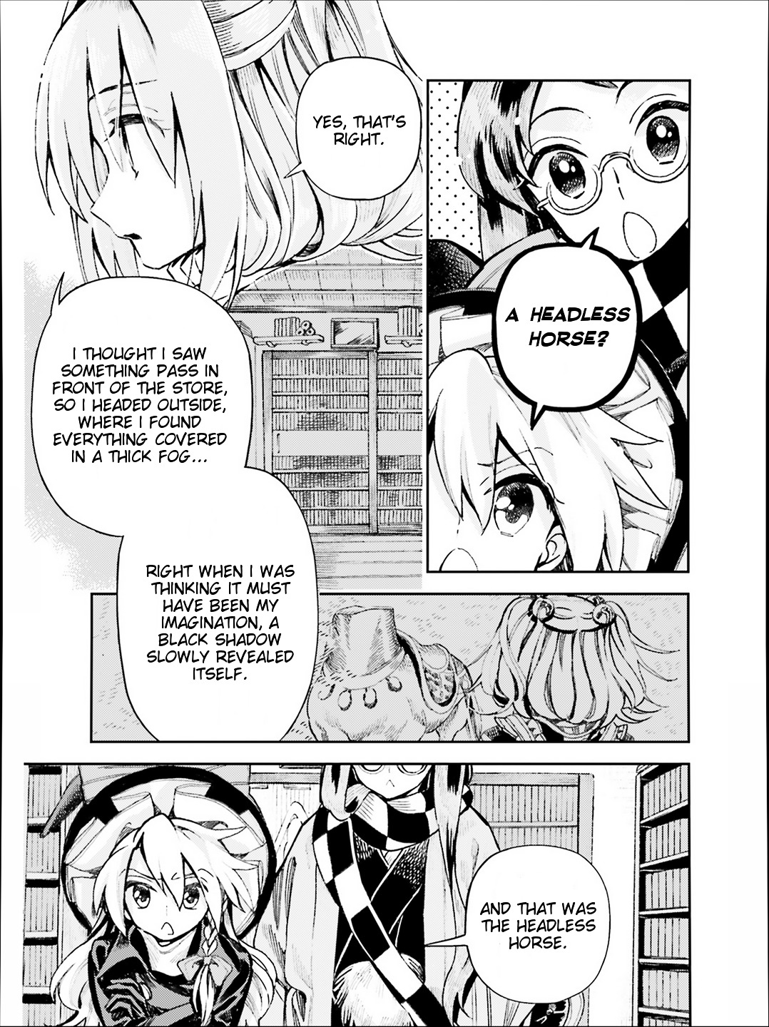 Touhou Suzunaan - Forbidden Scrollery. Chapter 37 page 5 - Chapter 37 : The Drunken Horse Bush Appearing in the Human Village (Part 2)