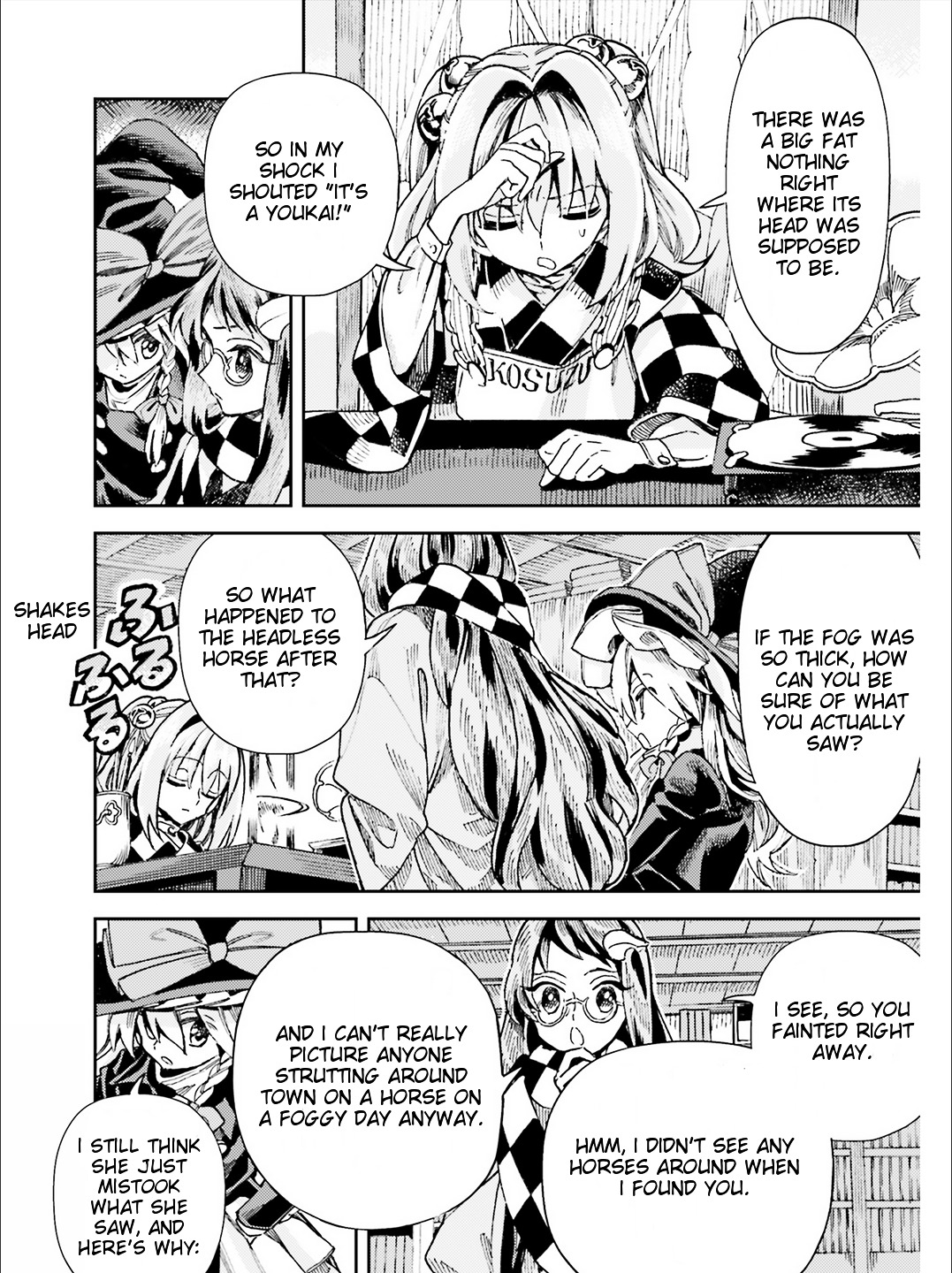 Touhou Suzunaan - Forbidden Scrollery. Chapter 37 page 6 - Chapter 37 : The Drunken Horse Bush Appearing in the Human Village (Part 2)