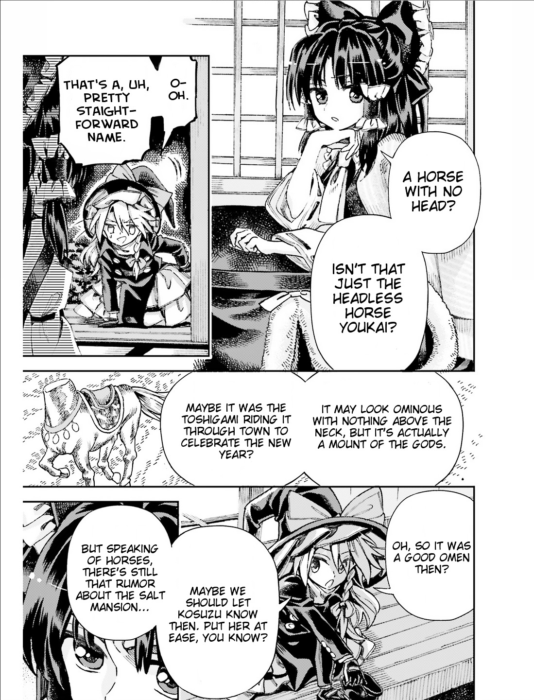 Touhou Suzunaan - Forbidden Scrollery. Chapter 37 page 9 - Chapter 37 : The Drunken Horse Bush Appearing in the Human Village (Part 2)