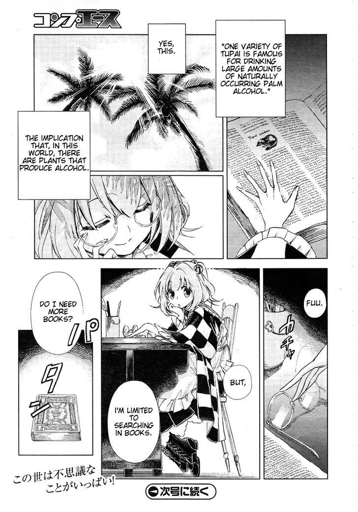 Touhou Suzunaan - Forbidden Scrollery. Chapter 7 page 23 - Chapter 7 : The Requirements for Raising a Rare Beast (Second Half)