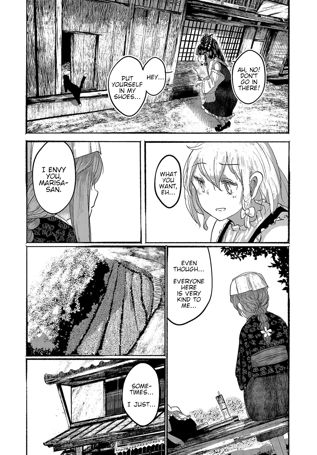 Touhou ~ The Gensokyo of Humans Chapter 8 page 13 - Chapter 8: Nobody