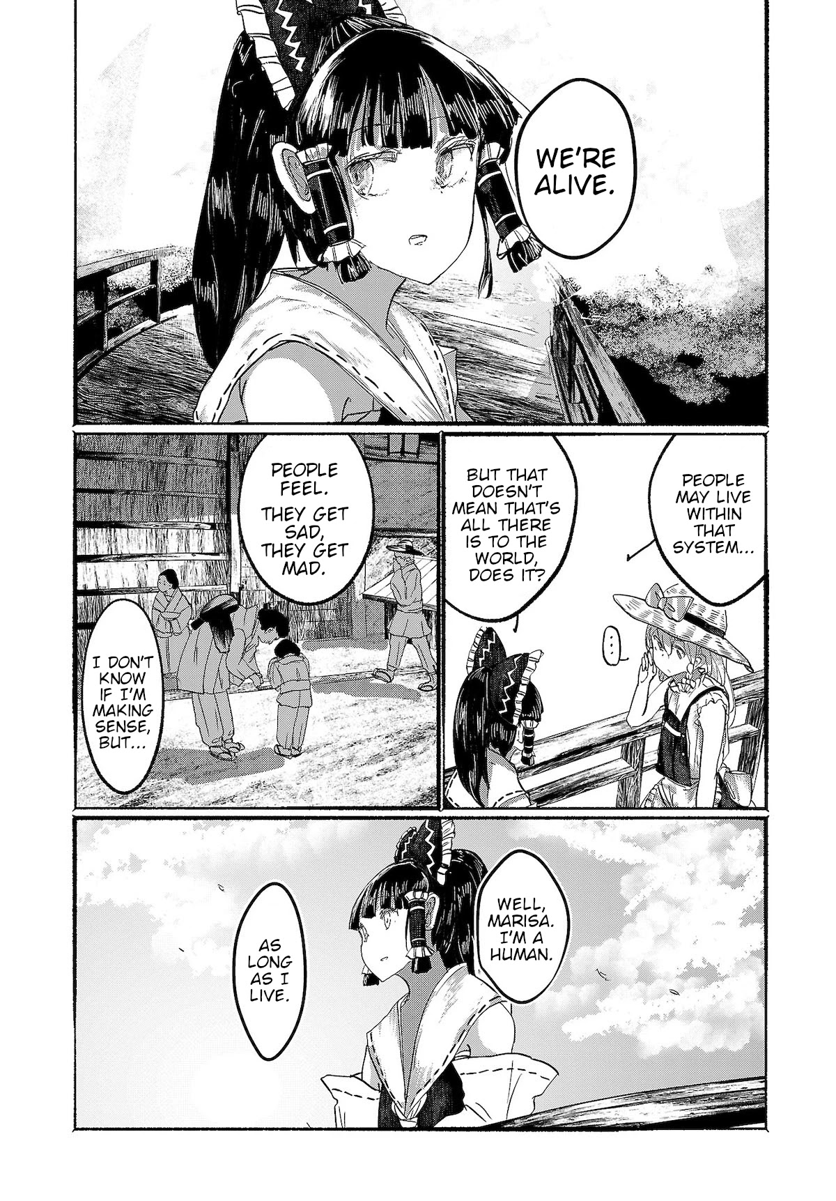 Touhou ~ The Gensokyo of Humans Chapter 9 page 10 - Chapter 9: Halfway Between Two Infinities