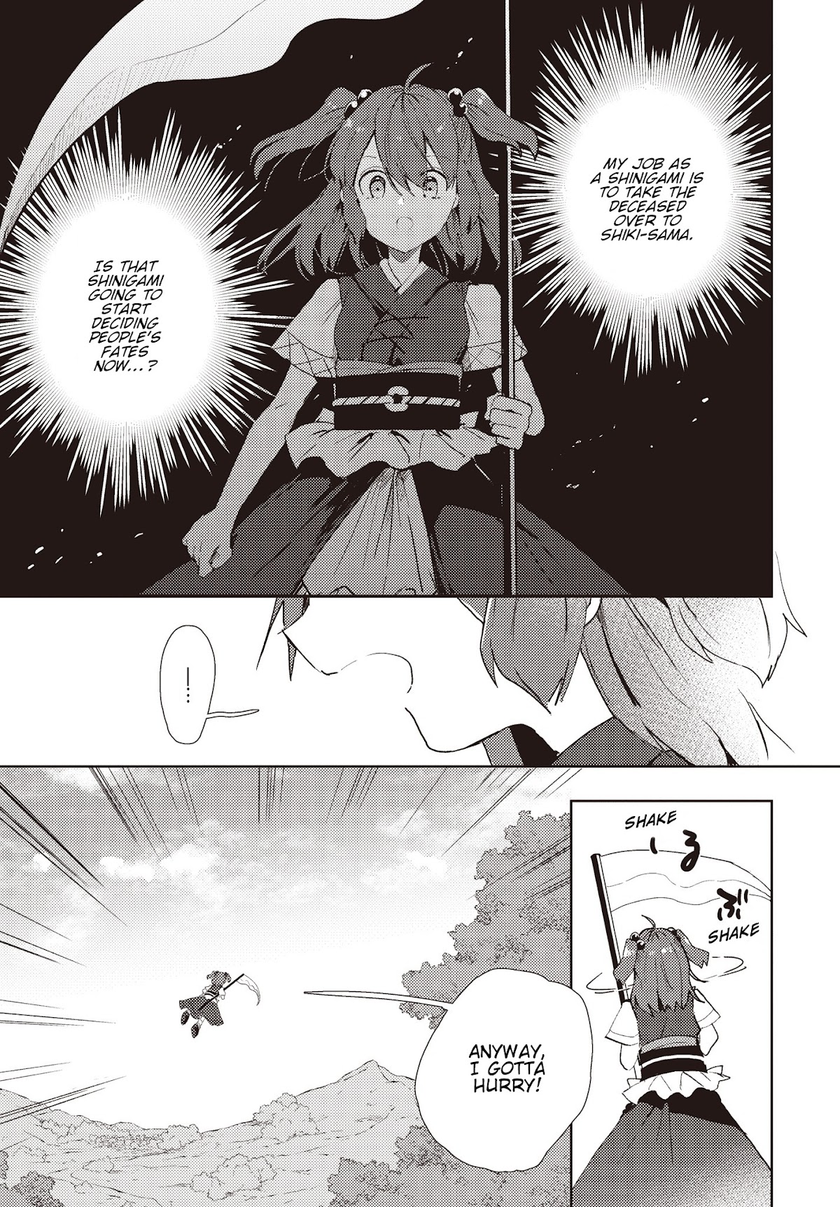 Touhou ~ The Shinigami's Rowing Her Boat as Usual Chapter 1 page 12 - Chapter 1