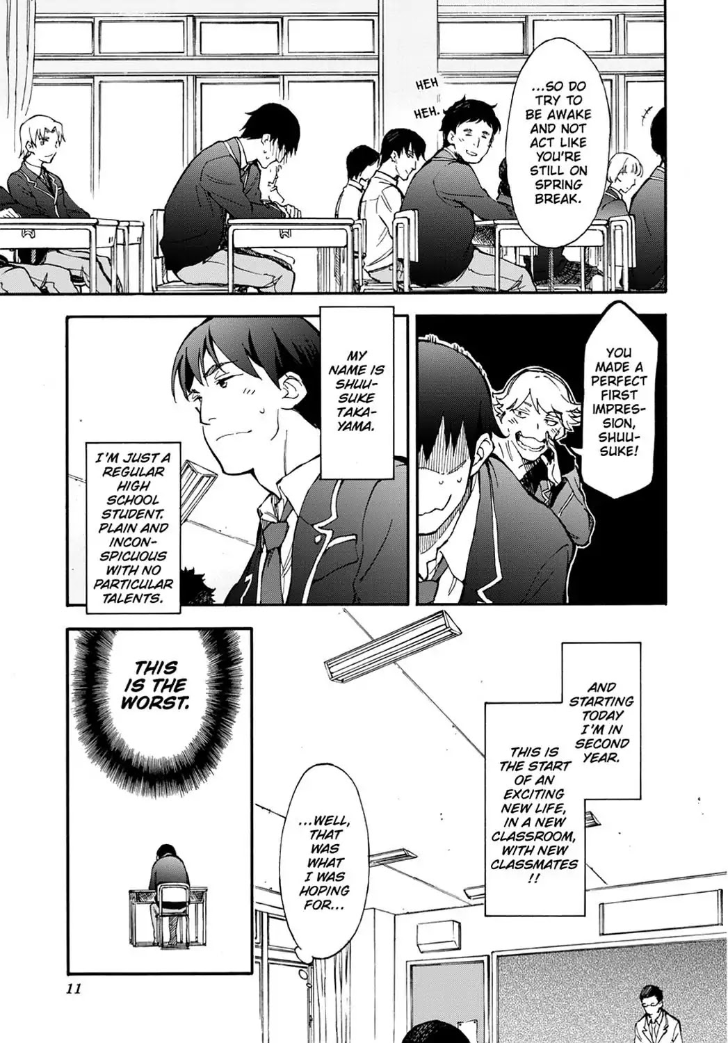Touhyou Game - Anata ni Kuroki Ippyou o Chapter 1 page 11 - Chapter 1
