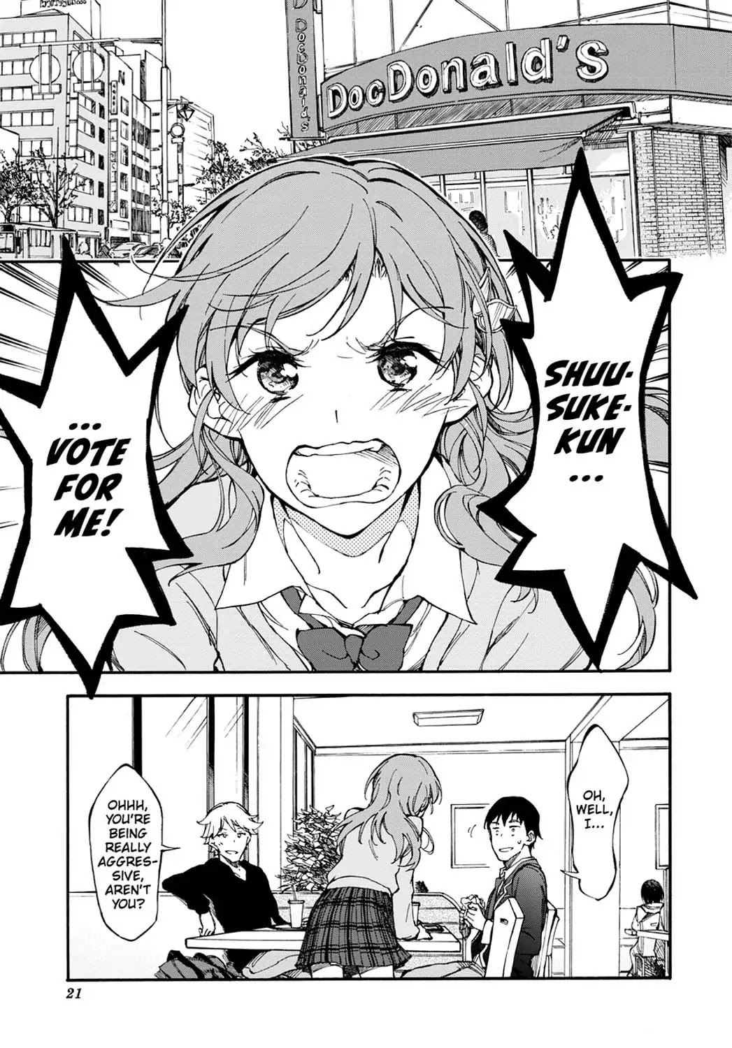 Touhyou Game - Anata ni Kuroki Ippyou o Chapter 1 page 21 - Chapter 1