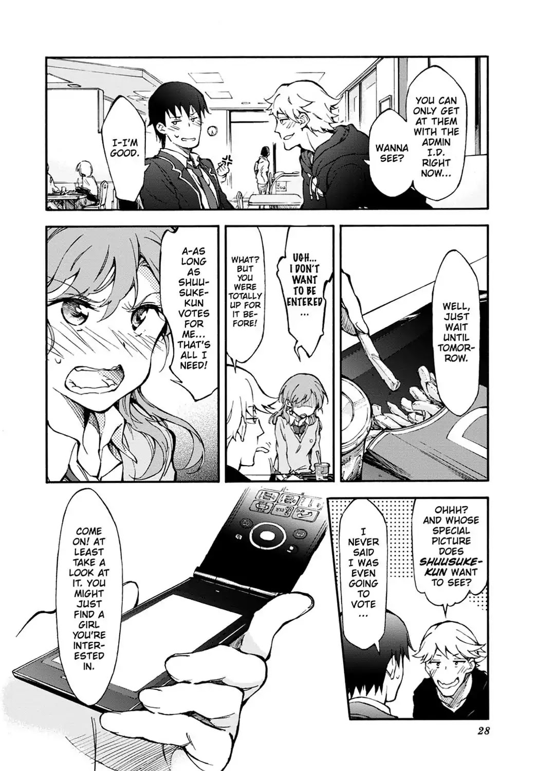 Touhyou Game - Anata ni Kuroki Ippyou o Chapter 1 page 28 - Chapter 1