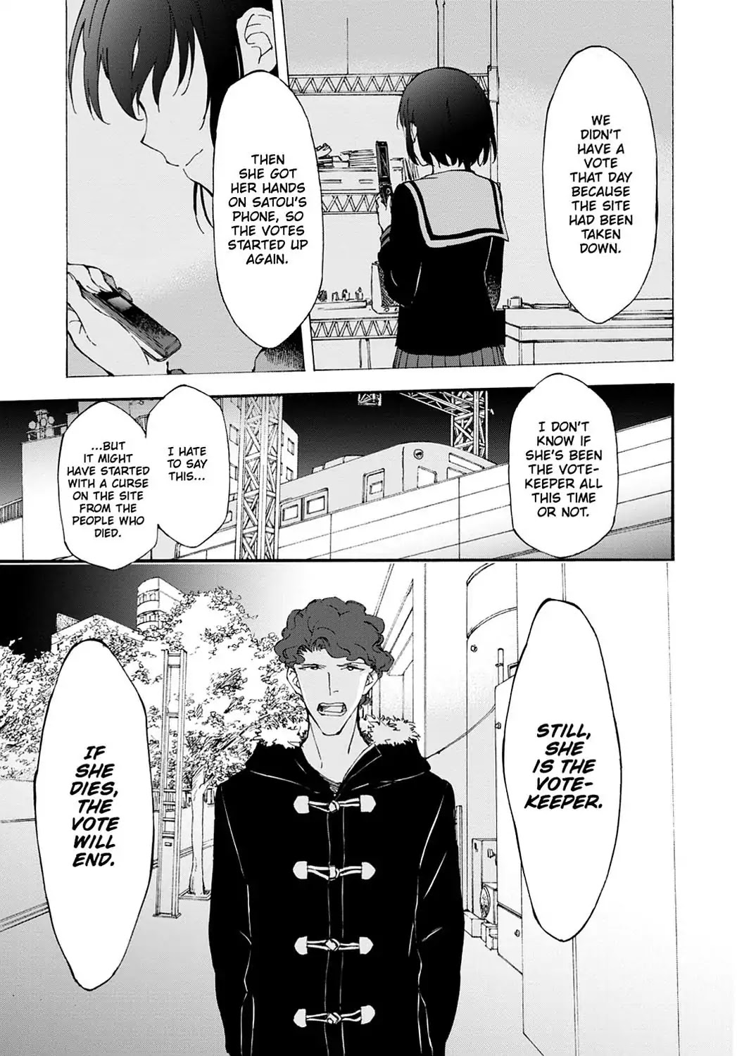 Touhyou Game - Anata ni Kuroki Ippyou o Chapter 10 page 15 - Chapter 10