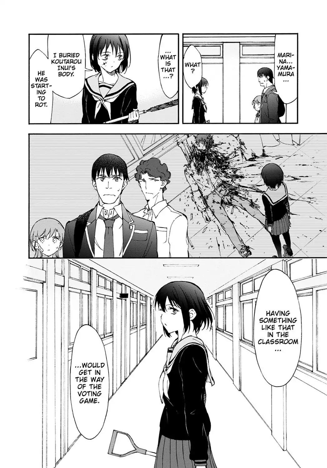 Touhyou Game - Anata ni Kuroki Ippyou o Chapter 10 page 28 - Chapter 10