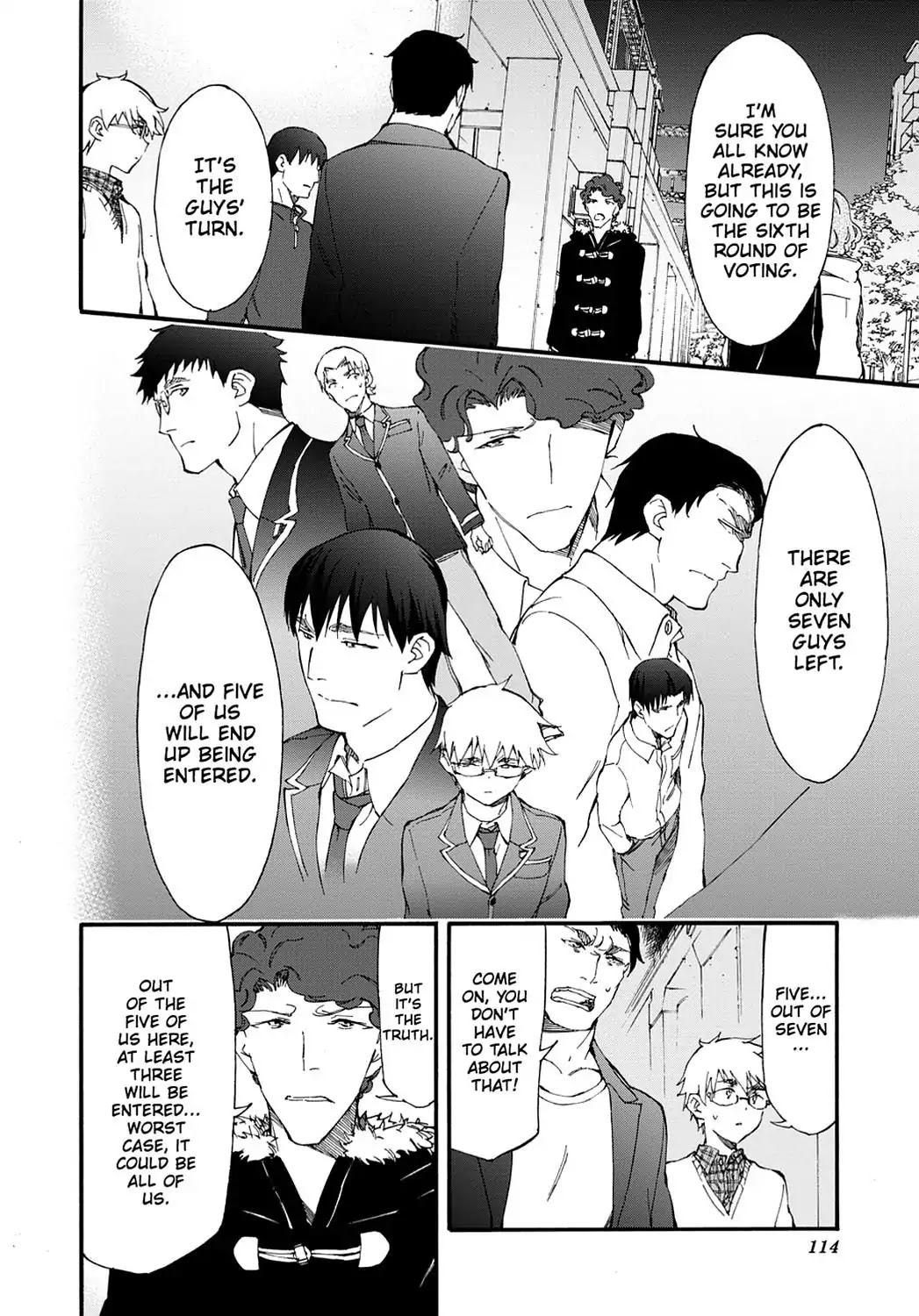 Touhyou Game - Anata ni Kuroki Ippyou o Chapter 10 page 8 - Chapter 10