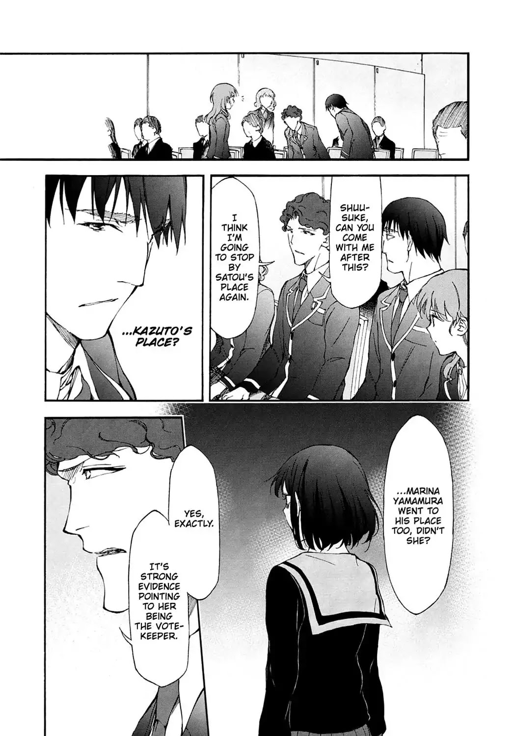 Touhyou Game - Anata ni Kuroki Ippyou o Chapter 11 page 21 - Chapter 11