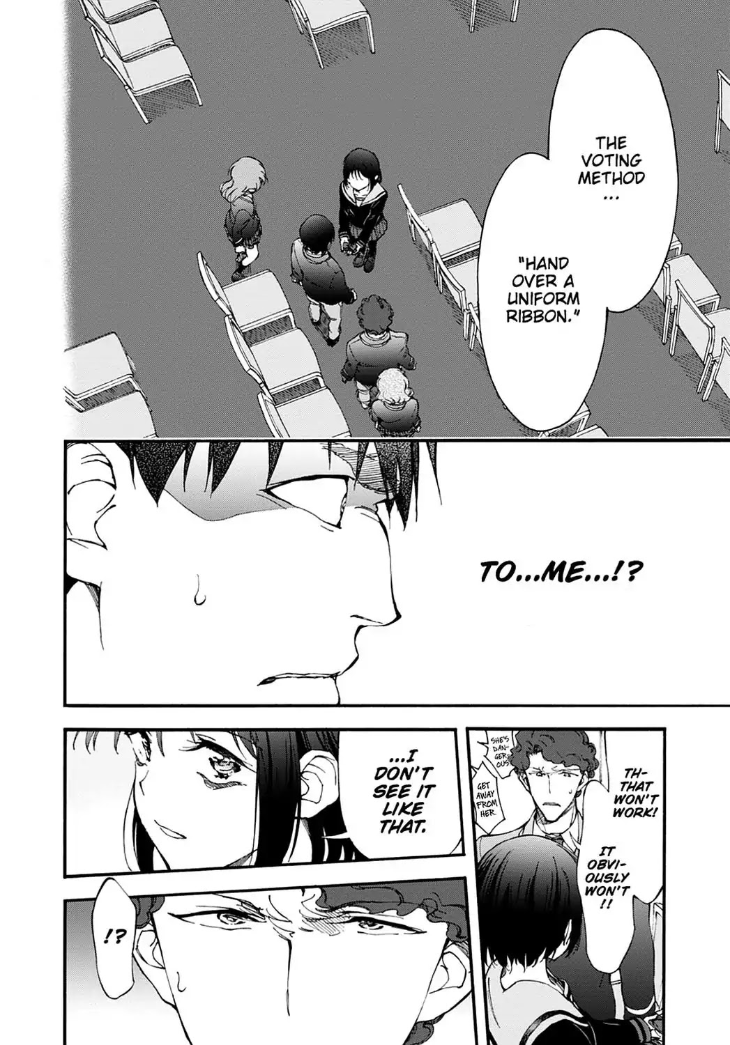Touhyou Game - Anata ni Kuroki Ippyou o Chapter 11 page 28 - Chapter 11