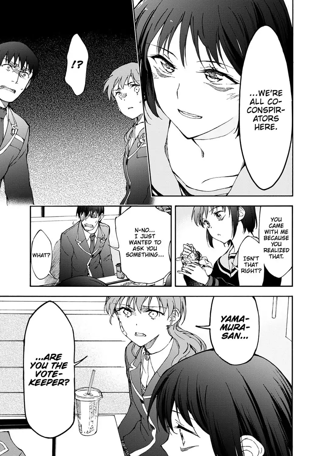 Touhyou Game - Anata ni Kuroki Ippyou o Chapter 12 page 15 - Chapter 12