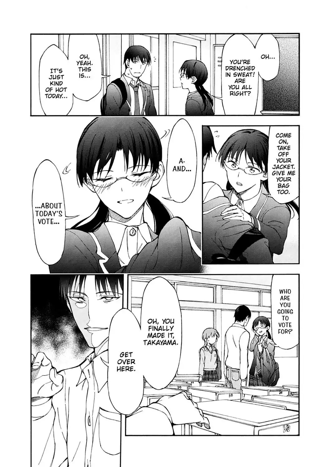 Touhyou Game - Anata ni Kuroki Ippyou o Chapter 13 page 10 - Chapter 13