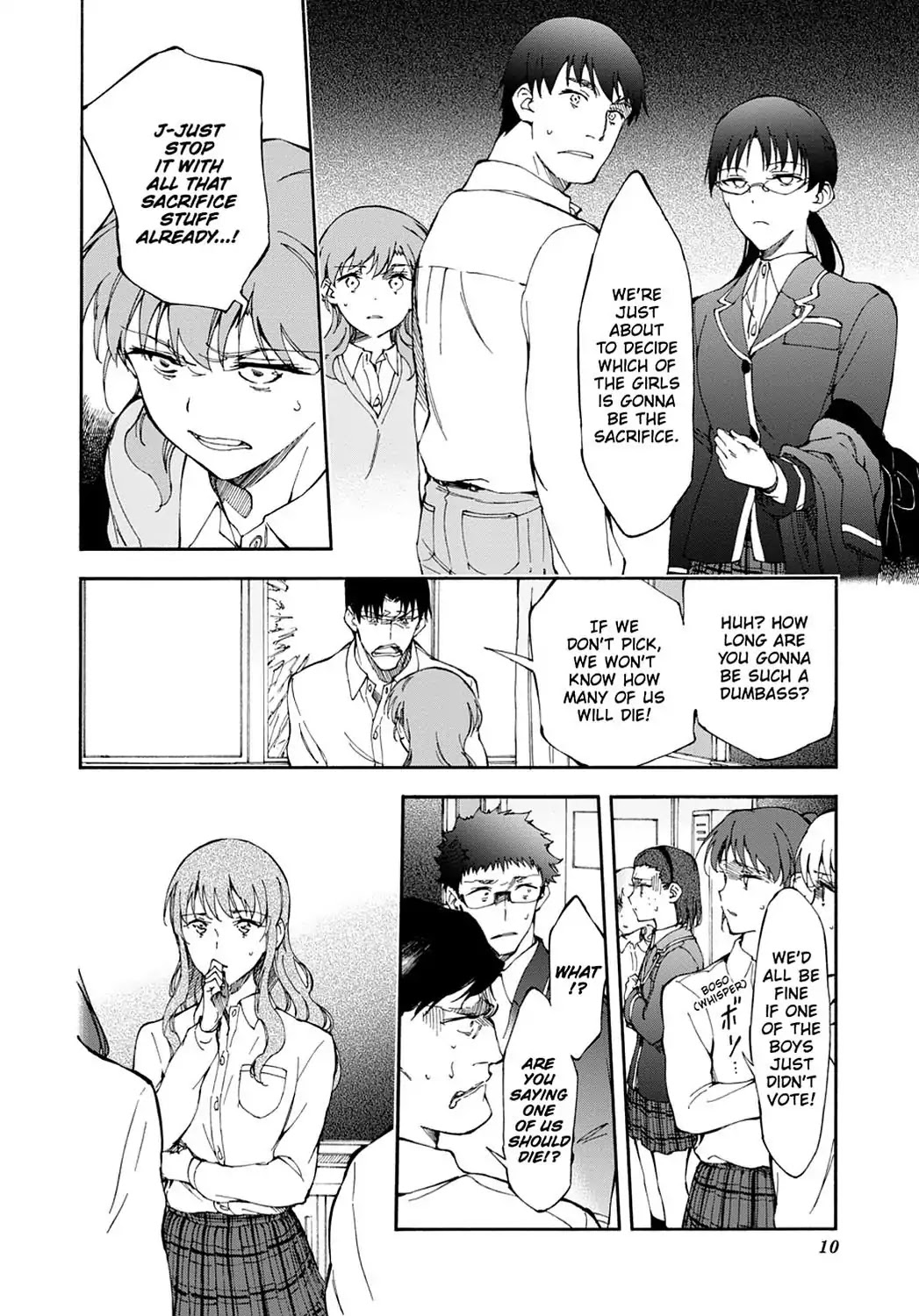 Touhyou Game - Anata ni Kuroki Ippyou o Chapter 13 page 11 - Chapter 13