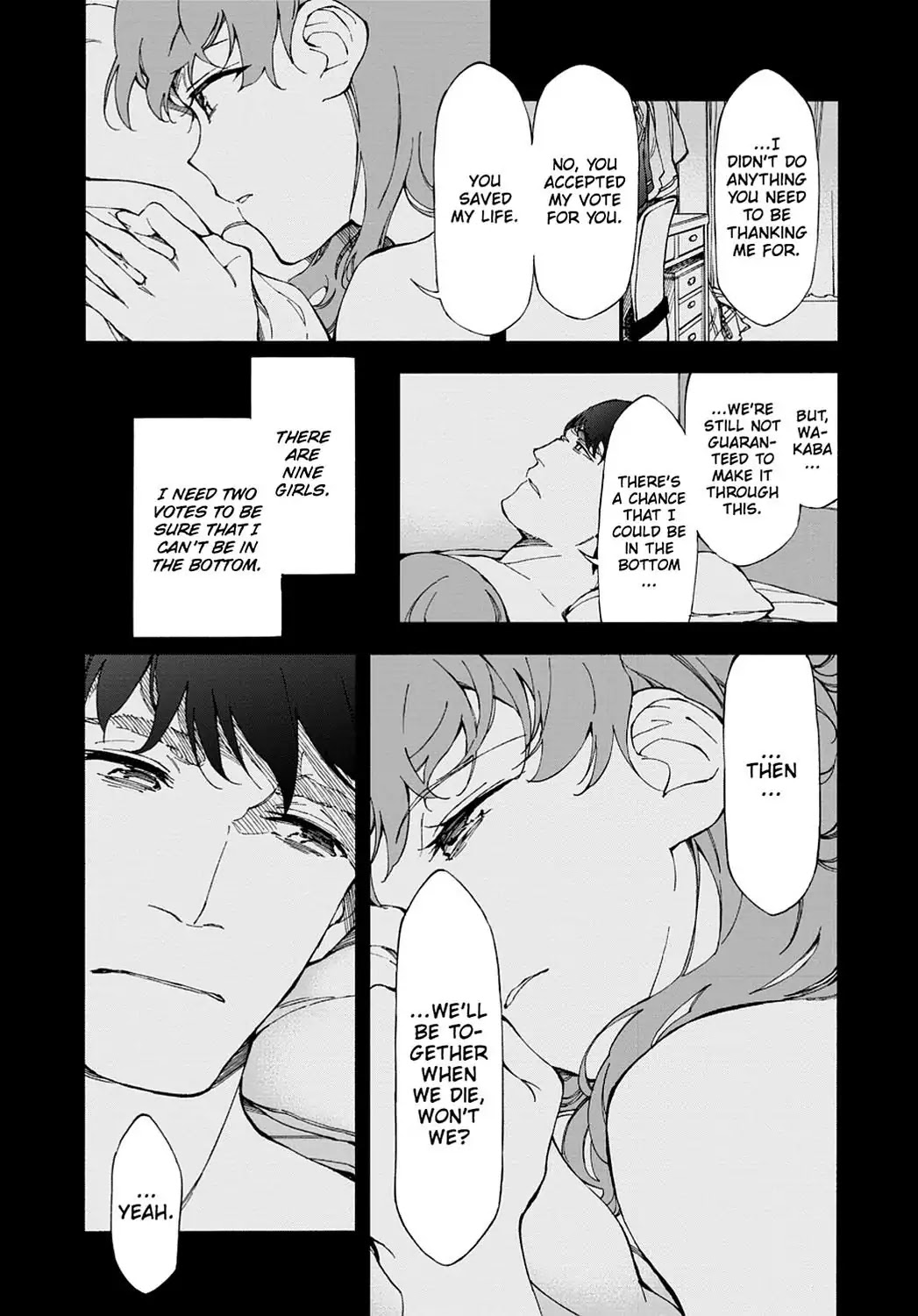 Touhyou Game - Anata ni Kuroki Ippyou o Chapter 14 page 21 - Chapter 14