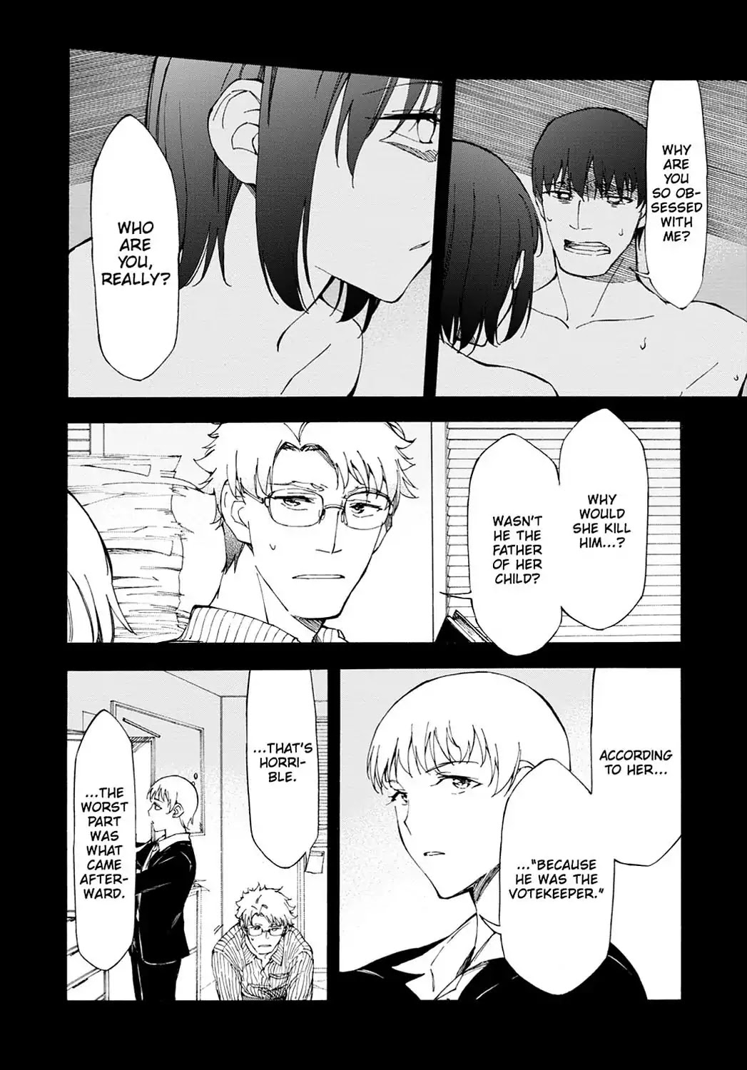 Touhyou Game - Anata ni Kuroki Ippyou o Chapter 14 page 34 - Chapter 14
