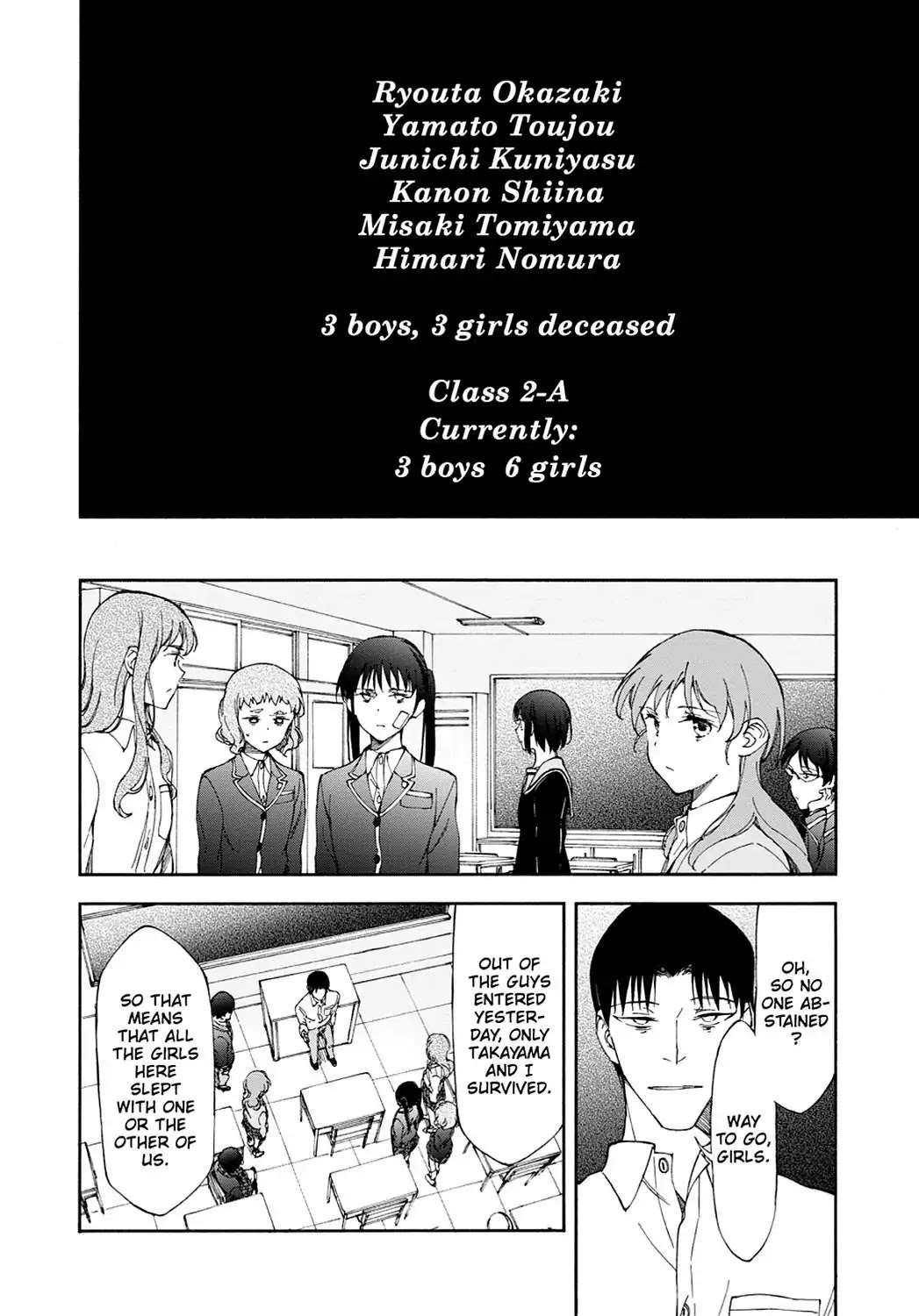 Touhyou Game - Anata ni Kuroki Ippyou o Chapter 14 page 38 - Chapter 14