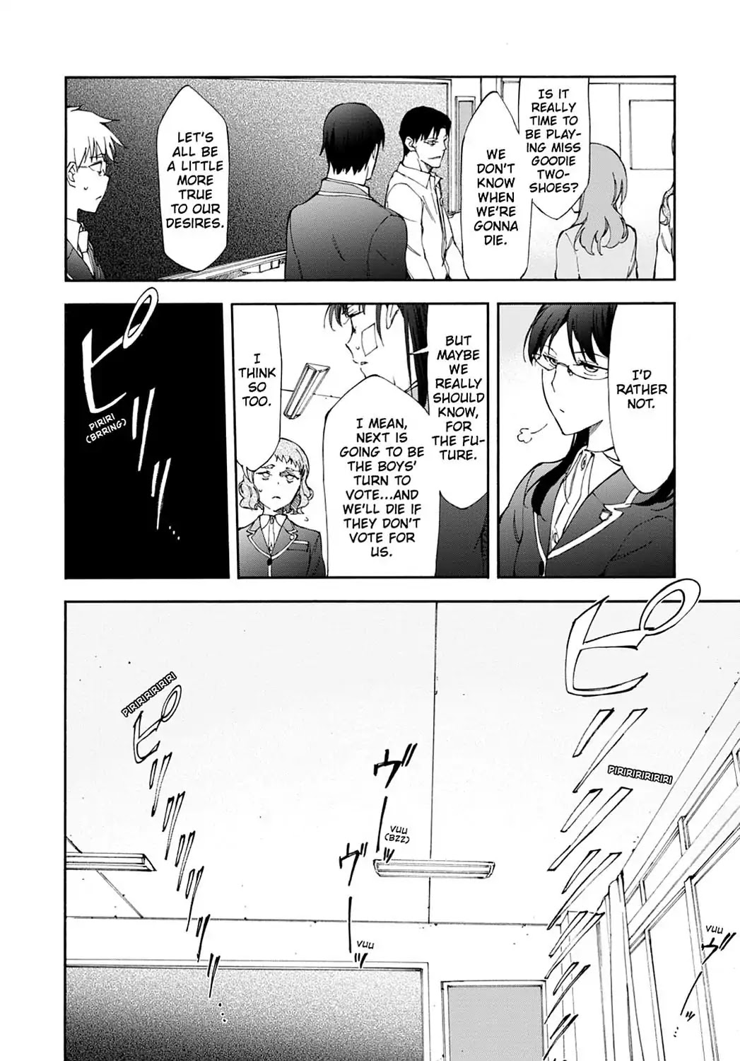 Touhyou Game - Anata ni Kuroki Ippyou o Chapter 14 page 40 - Chapter 14