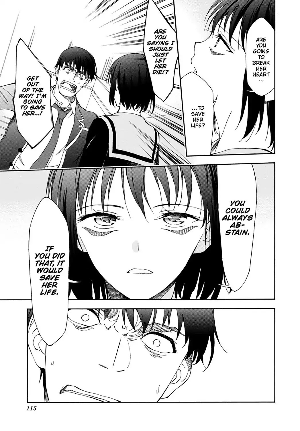 Touhyou Game - Anata ni Kuroki Ippyou o Chapter 15 page 27 - Chapter 15