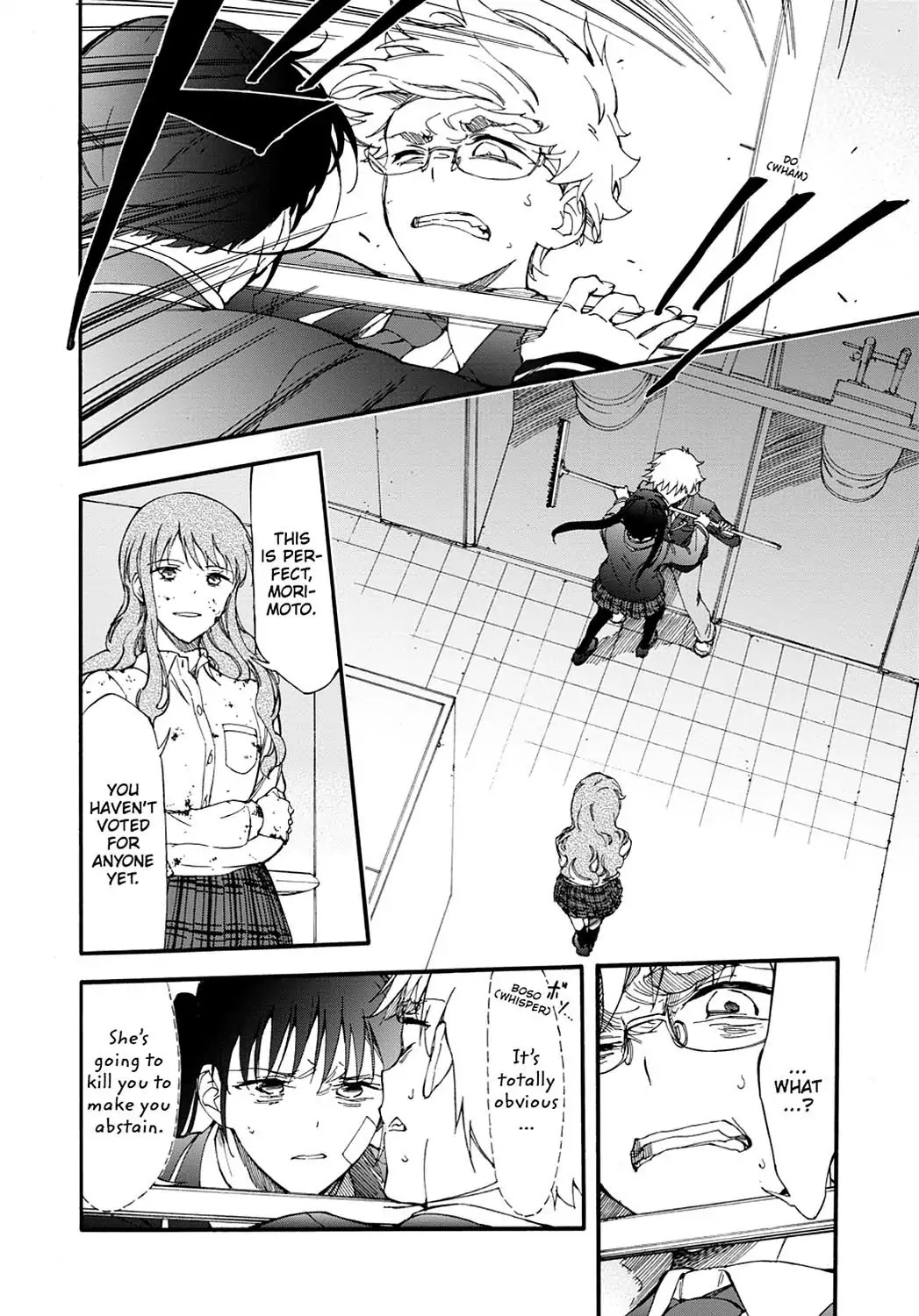 Touhyou Game - Anata ni Kuroki Ippyou o Chapter 15 page 28 - Chapter 15